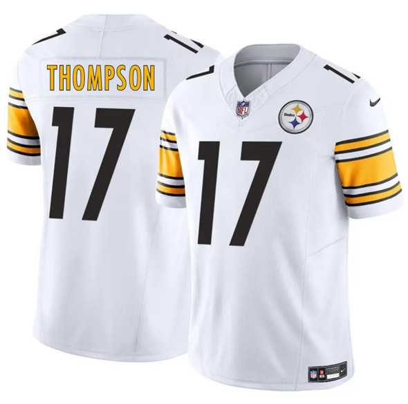 Men & Women & Youth Pittsburgh Steelers #17 Skylar Thompson White 2025 F.U.S.E. Vapor Untouchable Limited Stitched Jersey